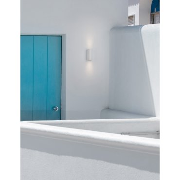 Nova Luce Nero - buiten wandverlichting - 7 x 8 x 15 cm - IP54 - wit