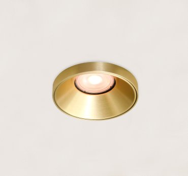 Artdelight Malmo - inbouwspot - Ø 85 mm, Ø 75 mm inbouwmaat - mat goud