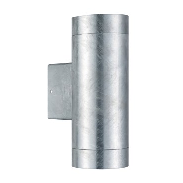 Nordlux Tin Maxi Double - buiten wandverlichting - Ø 7,5 x 20,5 cm - gegalvaniseerd