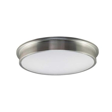 Artdelight Runner - badkamer plafondverlichting - Ø 28 cm - 12W LED incl. - IP44 - aluminium
