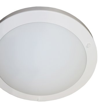 Artdelight Yuca - badkamer plafondverlichting - Ø 30 x 8 cm - 12W LED incl. - IP44 - wit