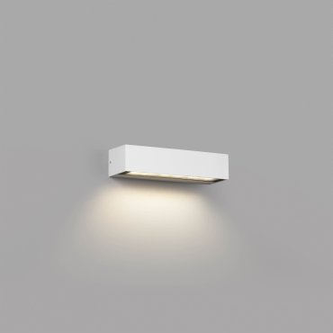 Faro Lako - wandverlichting - 22 x 7 x 4,8 cm - 8W LED incl. - IP65 - mat wit