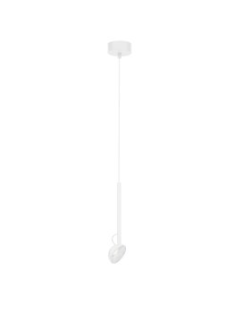 Nova Luce Ola - hanglamp - Ø 8 x 145 cm - 4W LED incl. - zandwit