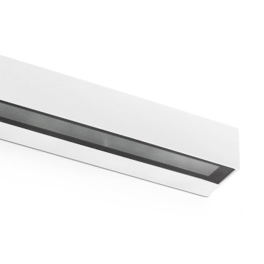 Faro Doro - wandverlichting - 38 x 7,5 x 5,8 cm - 20W LED incl. - IP65 - mat wit
