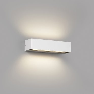 Faro Doro - wandverlichting - 22 x 7 x 4,8 cm - 13W LED incl. - IP65 - mat wit