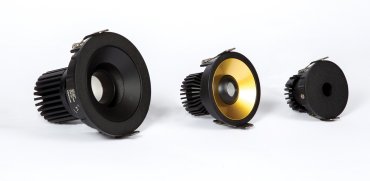 VK Lighting Chonefto - inbouwspot - Ø 115 mm, 105 mm inbouwmaat - 12W LED incl. - zwart