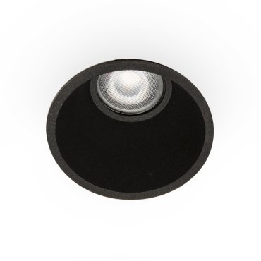 Faro Fresh - inbouwspot - Ø 90 mm, Ø 83 mm inbouwmaat - IP44 - mat zwart