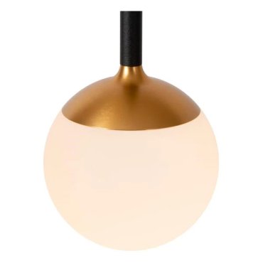 Lucide Calina - hanglamp - Ø 69,9 x 169,3 cm - 12 x 7,7W dimbare LED incl. - zwart