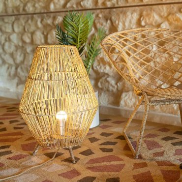 New Garden Sisane - vloerlamp - Ø 48 x 72 cm - rotan