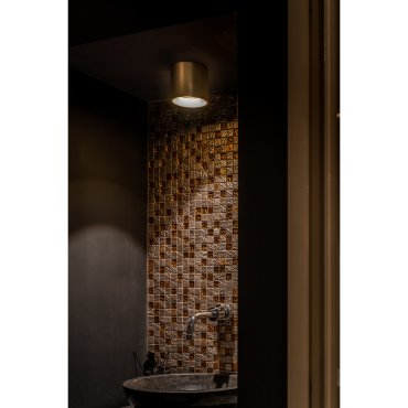 Artdelight Orleans - plafondverlichting - Ø 11 x 10 cm - 7W dimbare LED incl. - goud geborsteld