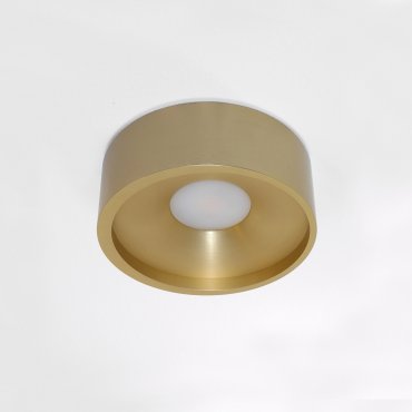 Artdelight Orlando - plafondverlichting - Ø 14 x 5 cm - 10W dimbare LED incl. - goud