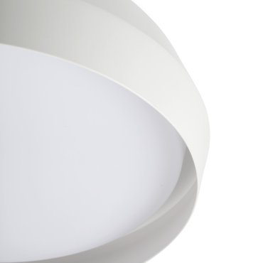 Faro Shoku - plafondlamp - Ø 35 x 9,3 cm - 24W dimbare LED incl. - wit