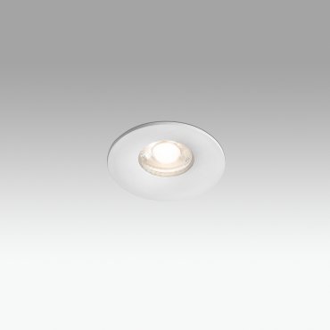 Faro Wet - inbouwspot - Ø 80 mm, Ø 65 mm inbouwmaat - IP44 - mat wit