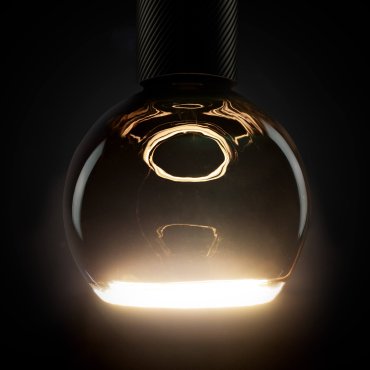 Segula LED lamp - Floating Billard - Ø 12,5 x 16,5 cm - E27 - 4W dimbaar - 2200K - zwart