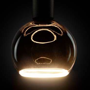 Segula LED lamp - Floating Billard - Ø 15 x 18,5 cm - E27 - 4W dimbaar - 2200K - zwart