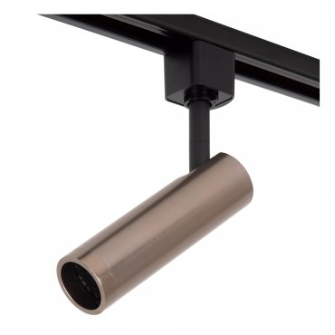 Lucide Track Grado Railspot - 1-fase Railsysteem - Ø 3,9 x 13,5 cm - grijs ijzer