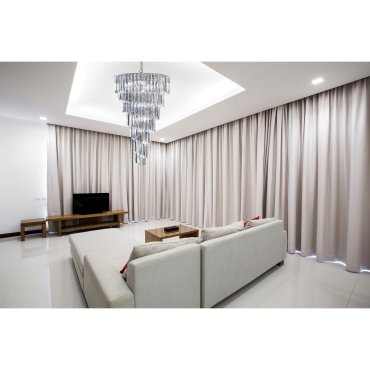 Searchlight Sigma - hanglamp - Ø 67 x 250 cm - chroom
