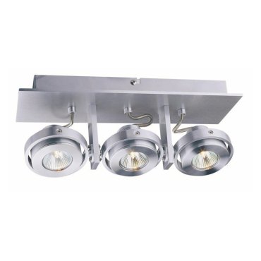 Artdelight Meist - opbouwspot 3L - 34,5 x 11,5 x 15 cm - aluminium