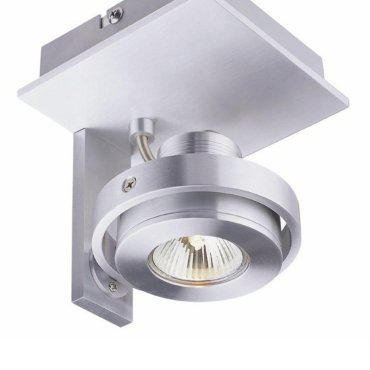 Artdelight Meist - opbouwspot 1L - 11,5 x 11,5 x 15 cm - aluminium