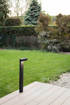 Faro Balic - tuinpaal - 15 x 8 x 58 cm - 8W LED incl. 2700/3000/4000K - IP65 - zwart