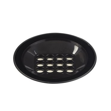 Faro Tras 25 - grondspot voor buiten met 13º lichtbundel - Ø 20 x 25 x 5,6 cm - 25W LED incl. - IP67 - zwart
