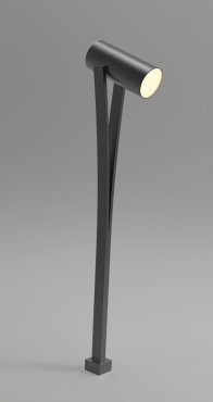 VK Lighting Stili - tuinpaal - 7,5 x 19,4 x 80 cm - 10W LED incl. - antraciet