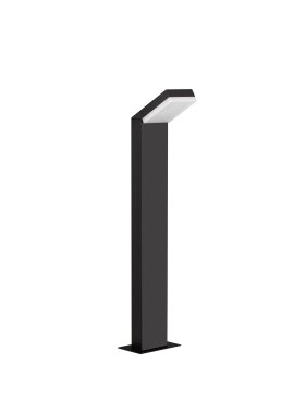 Nova Luce Farge - tuinpaal - 16,5 x 76 x 10 cm - 12W LED incl. - IP65 - donker antraciet
