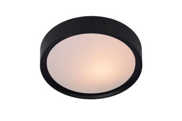 Lucide Lex - plafondverlichting - Ø 25 x 7 cm - zwart