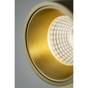 Artdelight Laguna - opbouwspot 1L - 10 x 10 x 9,5 cm - 6W dimbare LED incl. - goud geborsteld