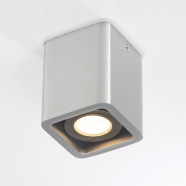 Artdelight Bronx1 - opbouwspot 1L - 7 x 7 x 8,5 cm - aluminium