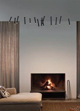 VK Lighting Gypsum - inbouwspot - 20 x 20 x 38 cm - 2W LED incl. - zwart