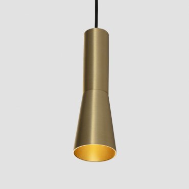 Faro Nina - hanglamp -  Ø 4 x 13 cm - 4W LED incl. - satijn goud