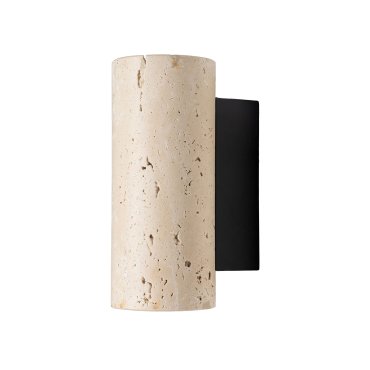 Maxlight Tek - wandlamp - 7 x 17 x 9,5 cm - travertijn