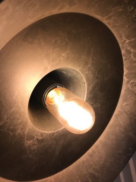 VK Lighting Sosta - hanglamp - Ø 30 x 118 cm - donkergrijs