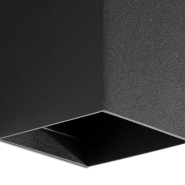 Faro Lune 2L - wandlamp - 8 x 15,5 x 6,5 cm - zwart