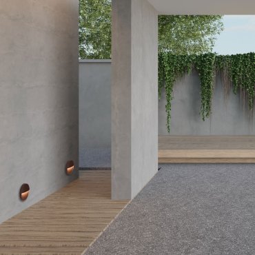 Nova Luce Rodix - buiten wandverlichting - Ø 16 x 3,1 cm - 5W LED incl. - IP54 - corten