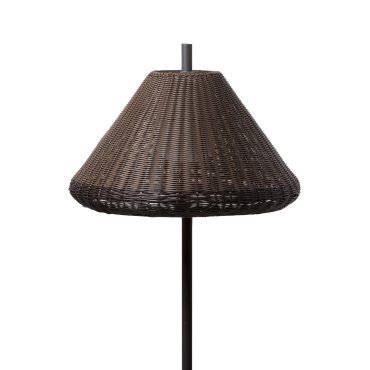 Faro Saigon - grondspot op piek met stekker - Ø 68 x 137 cm - IP65 - bruin