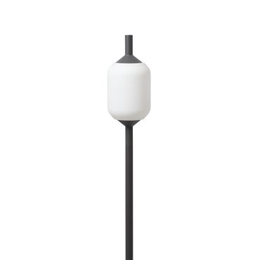 Faro Saigon - grondspot op piek met stekker - Ø 17 x 137 cm - IP65 - mat wit
