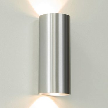Artdelight Brody2 - wandlamp - 7,2 x 7,2 x 18 cm - 2 x 4W dimbare LED incl. - IP54 - aluminium