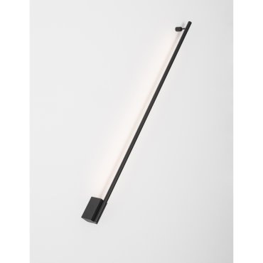 Nova Luce Gropius - wandverlichting - 90 x 7 x 3,5 cm - 15W LED incl. - zand zwart
