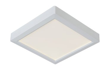 Lucide Tendo-led - plafondlamp/inbouwspot - 22 x 22 x 3 cm - 18W LED incl. - wit