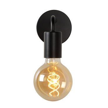 Lucide Scott - wandverlichting - 20 x 5 x 12 cm - zwart