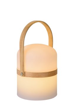 Lucide Joe - buiten tafellamp - 26,5 cm - 3W dimbare LED incl. - IP44 - wit