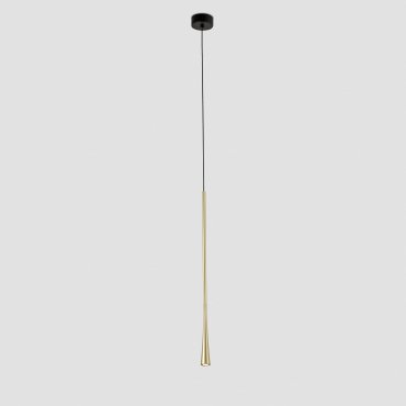 Faro Diana 600 - hanglamp - Ø 3,2 x 60 cm - 6W LED incl. - goud