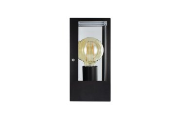 Integral LED Prato - buiten wandlamp met bewegingssensor  - 11,5 x 11,3 x 23,7 cm - IP44 - zwart