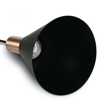 ONE Light E27 Pendant Cones - hanglamp - Ø 15,3 x 222,8 cm - koper en zwart