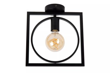 Lucide Suus - plafondlamp - 28 x 23,5 x 30,5 cm - zwart