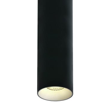 TWEEDEKANS - ONE Light Cylinder - hanglamp - Ø 7,5 x 240 cm - zwart