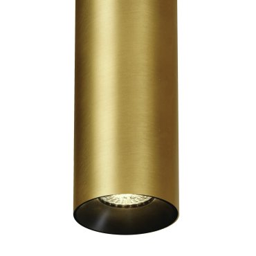 ONE Light Cylinder - hanglamp - Ø 7,5 x 224 cm - geborsteld messing
