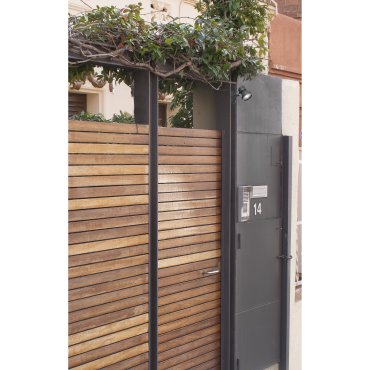 Faro Project - buiten wandverlichting - Ø 7,3 x 14,5 x 11 cm - IP65 - donkergrijs